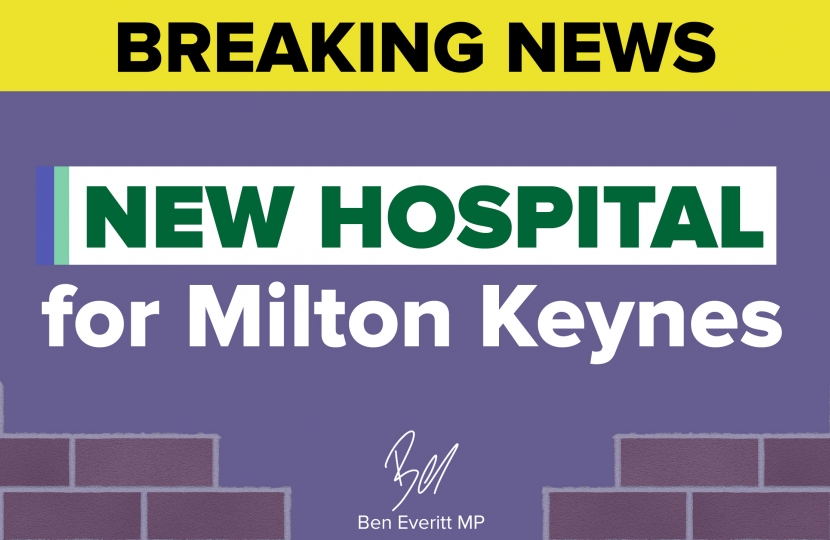 New Hospital For MK