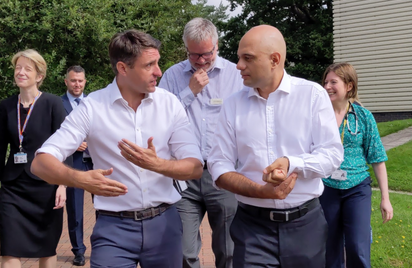 Ben Everitt MP and Sajid Javid MP