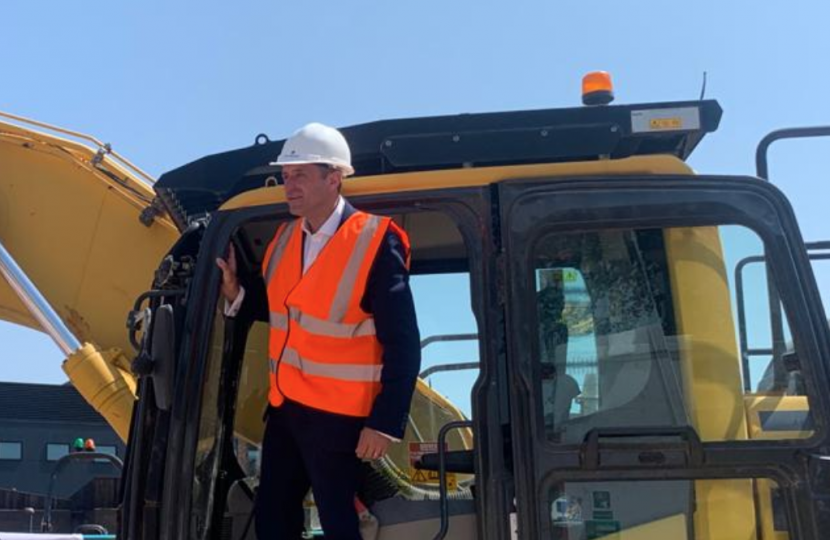 Ben Everitt MP On A Building Site