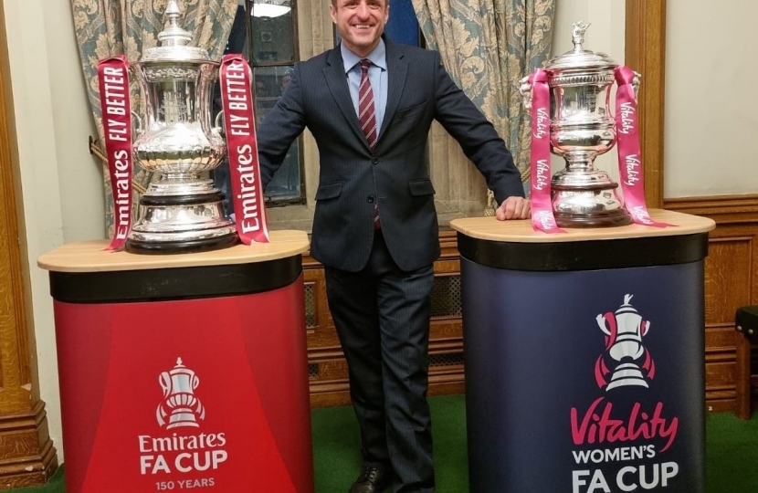 Ben with the FA Cup