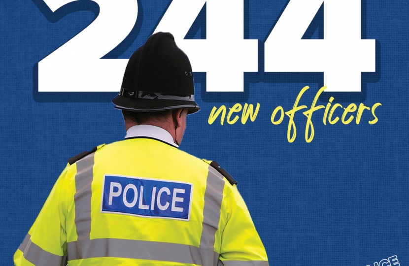 244 police officers in Milton Keynes