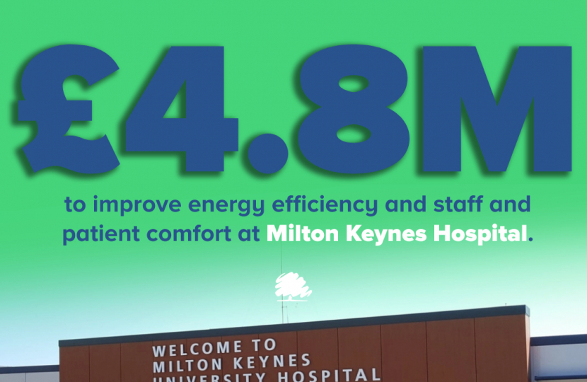 £4.8 million for MK Hospital