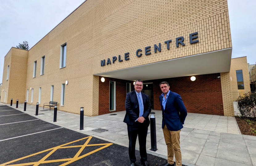 Ben and Iain at the Maple Centre