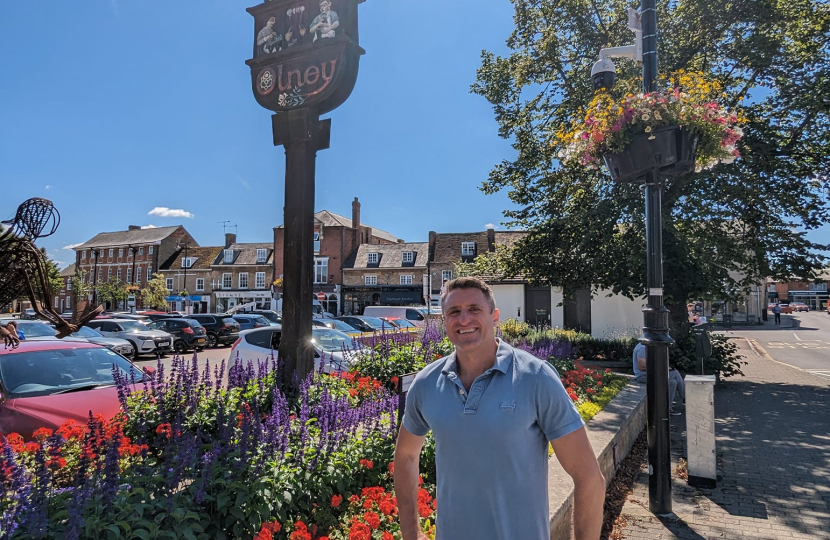 Ben Everitt MP in Olney