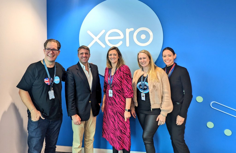 Ben Everitt MP At Xero's MK HQ