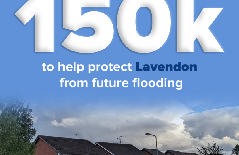 Lavendon Flooding graphic