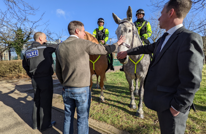 Ben Everitt MP With Local Police