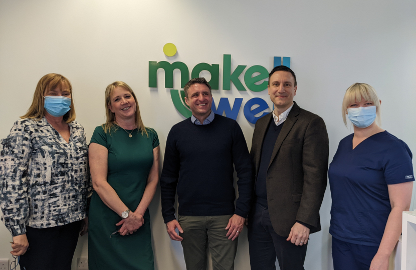 Ben Everitt MP At The Makewell MK Clinic