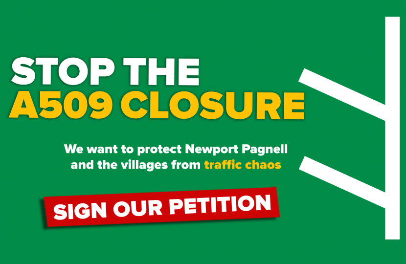 Stop The A509 Closure Petition Graphic