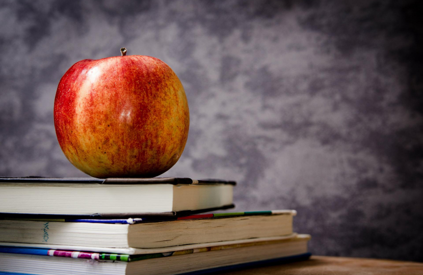 stock image of school classroom