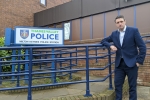 Ben Outside Milton Keynes Police Station