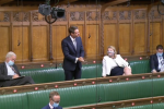 Ben speaking in the House of Commons