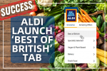 Aldi launch 'Best of British' tab