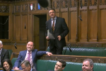 Ben speaking in the House of Commons