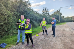 Ben with the Community Speedwatch team in Astwood