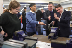 Ben and Iain with the Prime Minister Rishi Sunak