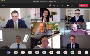 Microsoft Teams Meeting Of The First CAM APPG Meeting