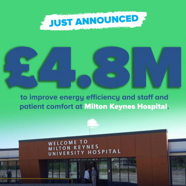 £4.8 million for MK Hospital