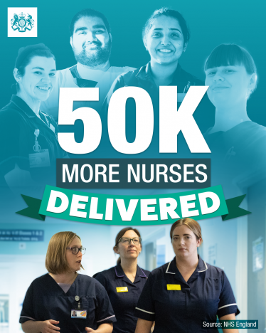 50,000 extra nurses