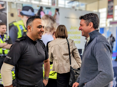 Ben Everitt MP at the MK Job Show