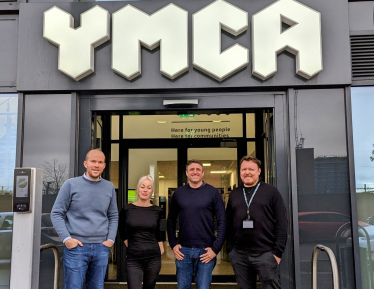 Ben Everitt MP at the YMCA Milton Keynes