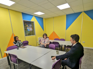 Ben Everitt MP at the Safety Centre