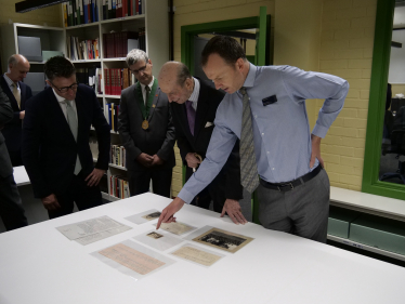 Ben Everitt MP with HRH The Duke Of Kent at Bletchley Park