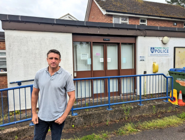 Ben Everitt MP at Wolverton Police Station