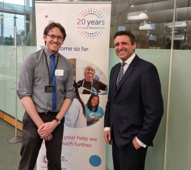 Ben Everitt MP Meeting The Cancer Research UK Policy Team