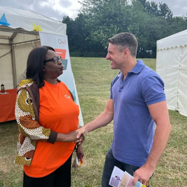 Ben Everitt MP at the African Disapora Festival in Milton Keynes